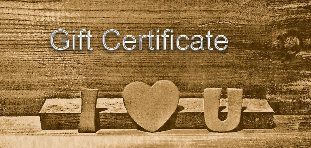 Gift Certificate 6 – Romantic Edition